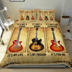 Electric Guitar Is My Life Quilt Bedding Set Geembi™