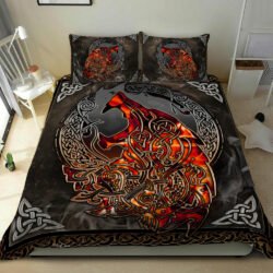Wolf Viking Quilt Bedding Set Geembi™
