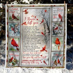 Cardinals. For My Love In Heaven. I Never Left You Sofa Throw Blanket THB1679Bv2