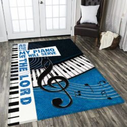 Piano Rug As For Me And My Piano We Will Serve The Lord ANL241Rv1