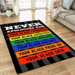 Africa Rug Never Apologize NNT37R