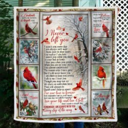 Cardinals. For My Love In Heaven. I Never Left You Sofa Throw Blanket THB1679Bv2