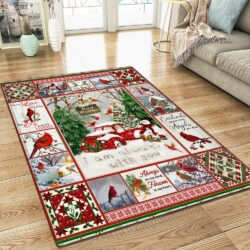 Red Truck Rug I Am Always With You Christmas Cardinal LHA1917R