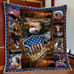 Eagle American Patriot Quilt Blanket THN3524Q