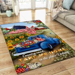 Country Roads Take Me Home Rug ANL147R