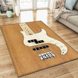 Bass Guitar. For The Love Of Bass Rug THH2920R