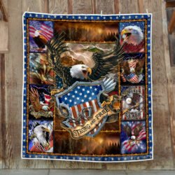 Eagle American Patriot Quilt Blanket THN3524Q