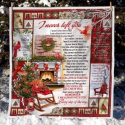 Christmas In Heaven. I Never Left You Cardinals Sofa Throw Blanket THH3612Bv1
