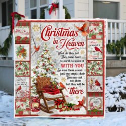 Cardinal Quilt Blanket Christmas In Heaven LHA1933Q