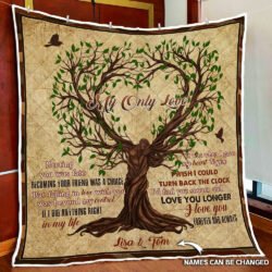 Personalized Couple Gift My Only Love Quilt Blanket PN1201T2QCT
