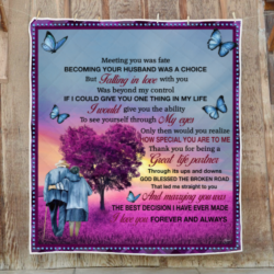 Personalized To My Wife, Marrying You Was The Best Decision I Have Ever Made Quilt Blanket THN3657QCT