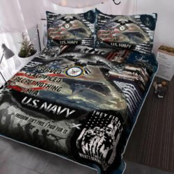 US Navy Veteran Quilt Bedding Set I Regret Nothing BNL49QSv1