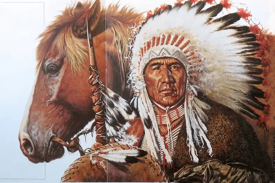 native american horse art
