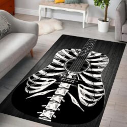 Acoustic Guitar Rug Guitar Skeleton BNT473R