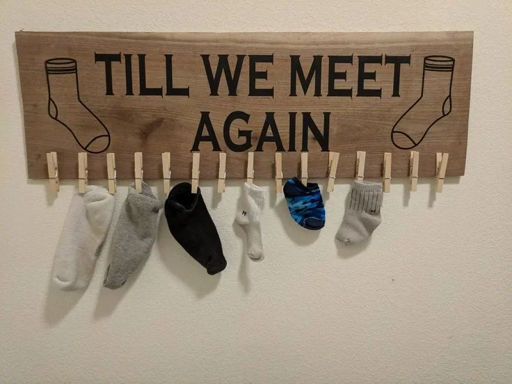Board for lost socks