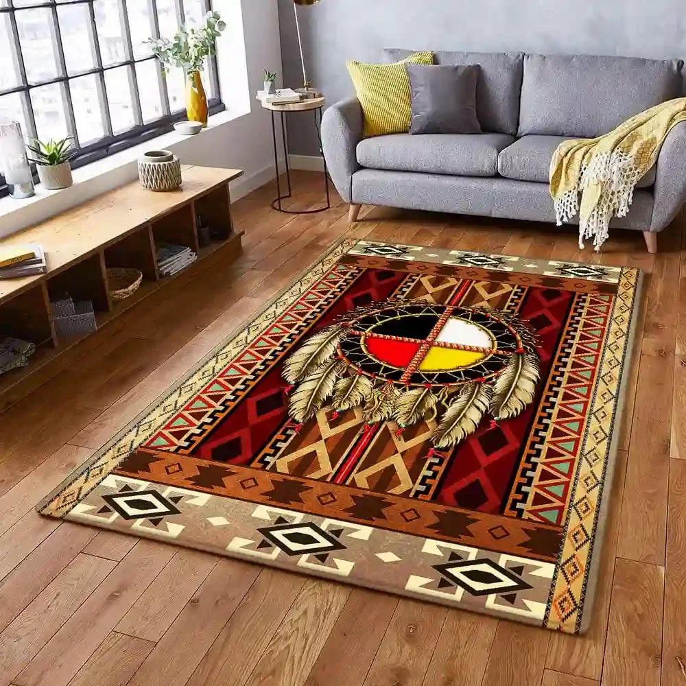 native american dreamcatcher rug