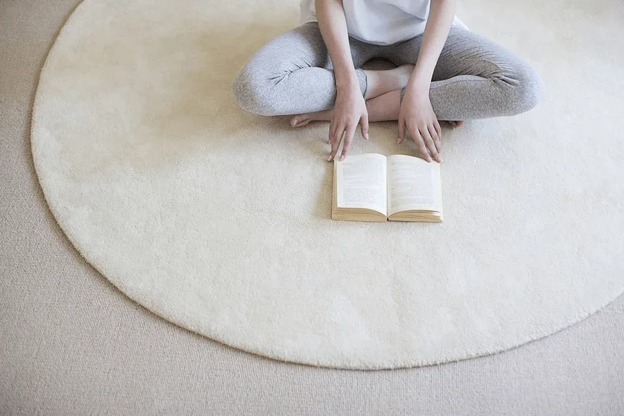 how to get a rug to lay flat