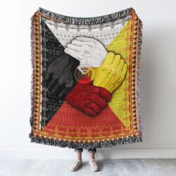 Native American Woven Tapestry Blanket Four Directions NTB108WB