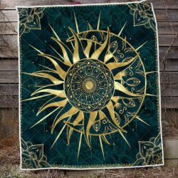Sun And Moon Mandala Quilt Blanket BNN258Q