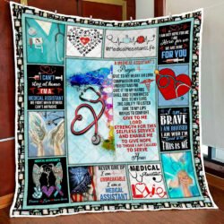 We Are Here For You Medical Assistant Quilt Blanket BNN275Q