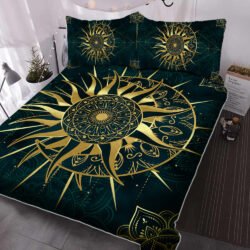 Sun And Moon Mandala Quilt Bedding Set BNN258QS