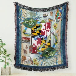 Maryland Woven Tapestry Blanket Everything LNT236WB
