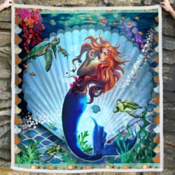 Mermaid Sofa Throw Blanket Into The Ocean BNL50Bv1