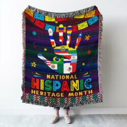 National Hispanic Heritage Month Woven Blanket Tapestry MLH1687WB