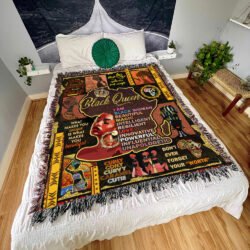 Black Queen African Culture Woven Blanket Tapestry BNL34WB