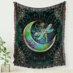Hippie Dragonfly Woven Blanket Tapestry BNL152WBv1