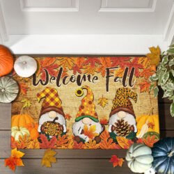 Fall Gnomes Thanksgiving Doormat TPT304DM