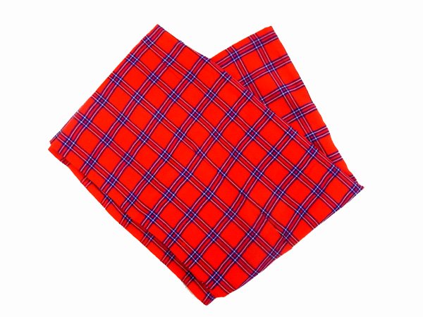 Guides on making the handmade checkered throw