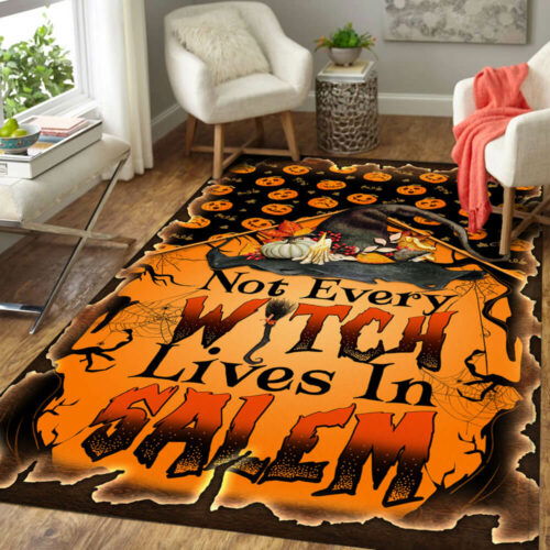 Halloween Witch Not Every Witch Lives in Salem Rug BNN483R - Geembi