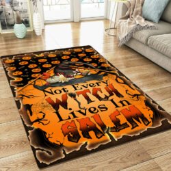 Halloween Witch Not Every Witch Lives in Salem Rug BNN483R