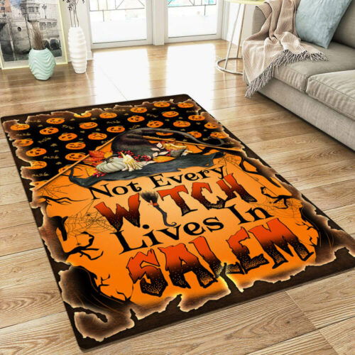 Halloween Witch Not Every Witch Lives in Salem Rug BNN483R - Geembi