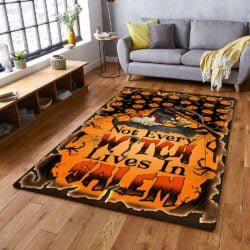 Halloween Witch Not Every Witch Lives in Salem Rug BNN483R