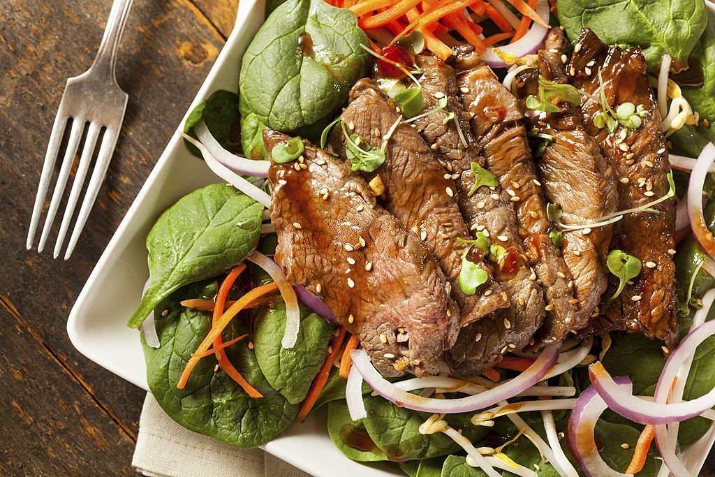 Beef Steak with Salad
