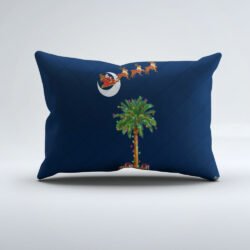 South Carolina Christmas Pillowcase Santa Palm Tree LNT749P
