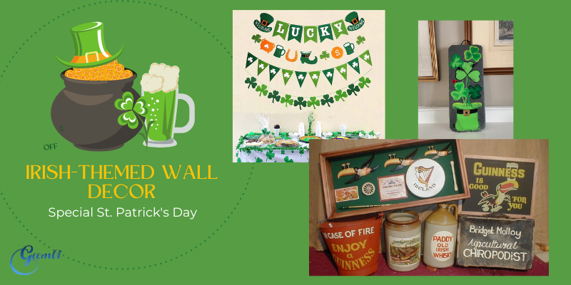 Irish-themed wall decor