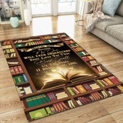 Your Love For Books, Reading, Book Lover Rug TPT614R