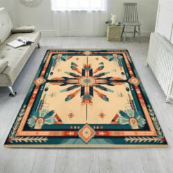 South Western Native American Style Rug MLN1551R