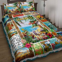 Aloha Hawaii Quilt Bedding Set THH1583QS