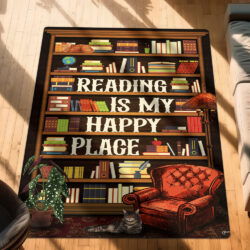 Reading Is My Happy Place, Love Reading Book Rug TPT2360R