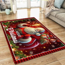 Santa Claus Merry Christmas Rug VTM645R